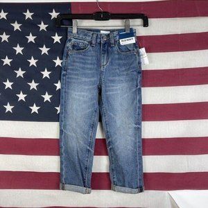Old Navy Unisex Kids Loose Fit Jeans 4T NWT Adjustable Waist Boys Girls 4
